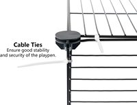 Parc pliable pour animaux de compagnie, clôture métallique, chenil, maison d'entraînement, chiot, chaton, espace, fournitures pour lapins, cochon d'inde, bricolage