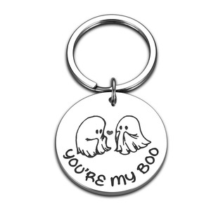 พวงกุญแจสแตนเลสลายผีน่ารักสำหรับวันฮาโลวีน - Product Image 3