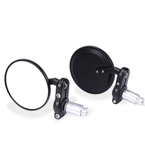 Accessoires de moto rétroviseur de moto rond non pliable pour harley honda suzuki <span class=keywords><strong>ktm</strong></span> café racer - Product Image 2