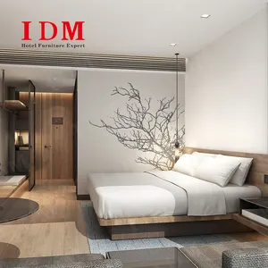 Conjunto de suites de quarto simples com design Morden, móveis personalizados para hotéis e apartamentos de alta qualidade