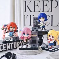 Nouvelle collection authentique de figurines Bocchi the ROCK Theatre Series en boîte mystère, 4 pièces/boîte, figurines d'anime kawaii, objets de collection pour le bureau