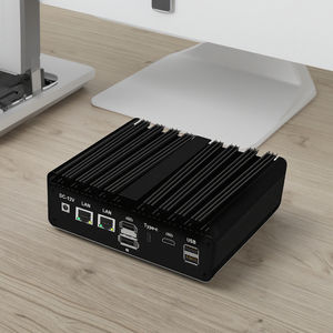 Endüstriyel Mini bilgisayar Intel ce-leron dört çekirdekli işlemci N100 DDR4 DP + 2 HD + tip-c ile kompakt tasarım dört ekran Mini Pc - Product Image 6