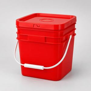 Cubo <span class=keywords><strong>de</strong></span> Plástico Cuadrado Hermético <span class=keywords><strong>de</strong></span> 5L, 10L, 12L, 16L, 20L, Grado Alimenticio, para Almacenamiento <span class=keywords><strong>de</strong></span> Vino, <span class=keywords><strong>Cerveza</strong></span> y Miel - Product Image 4