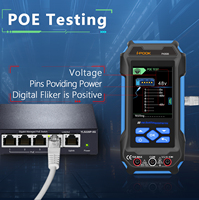 Outil de diagnostic réseau multifonction I-POOK : Testeur de câbles réseau RJ45 avec localisateur de ligne, précision de 2 %, portée de 600 m, protection IP65