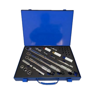32-piece Adjustable Torque High-precision 1/4 "5-25N.m &amp; 3/8" 5-60N.m &amp; 1/2 "28-210N.m Flat <strong>Tube</strong> Torque <strong>Wrench</strong> <strong>Set</strong> - Product Image 1