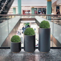 Planteur commercial moderne de fleur de combinaison avec le drainage pour la plantation d'intérieur d'entrée de centre commercial d'hôtel pour l'expédition