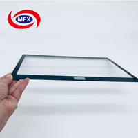 Panneau décoratif en verre LCD à confidentialité variable, imprimé en soie, blanc, découpé CNC, en verre Gorilla