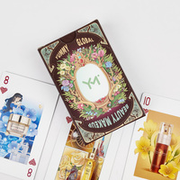 Cartes à jouer personnalisées sur le thème de la beauté, cartes de poker classiques écologiques personnalisées, impression de jeu de cartes