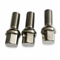 Boulon de roue personnalisé OEM en titane Gr5 Ti-6Al-4V à 12 points, usiné CNC, haute résistance, finition brute, pour le sport automobile