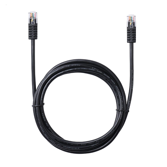 Molded RJ12 6P6C to RJ12 6P6C Programming Cable for Kenwood TS-480