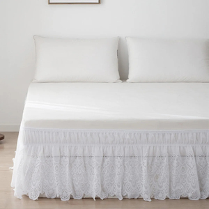 Jupes de lit personnalisées imprimées de qualité supérieure, 300TC, 100% coton, imperméables, écologiques, tailles doubles, pour la maison et l'hôtellerie - Product Image 3