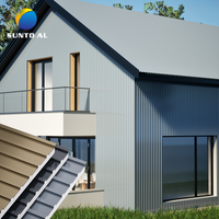 SUNTO Panneau sandwich en polyuréthane à âme en ciment et acier au design moderne Isolation des murs et du toit en EPS et PU pour le revêtement Matériau métallique