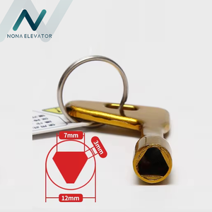 Clé triangulaire de <span class=keywords><strong>porte</strong></span> d'<span class=keywords><strong>ascenseur</strong></span> S200 dispositif d'ouverture de clé de déverrouillage d'<span class=keywords><strong>ascenseur</strong></span> - Product Image 3