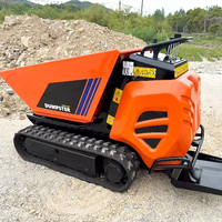 Mini camion à benne basculante sur chenilles entièrement hydraulique Antspower 2026 600 kg, prix d'usine, adapté à l'utilisation dans les jardins, à la maison et à la ferme