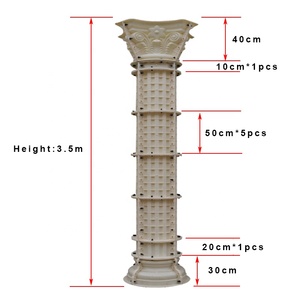 Vente directe d'usine : Coffrage pour piliers en <span class=keywords><strong>béton</strong></span>, coffrage pour colonnes circulaires, moules en <span class=keywords><strong>béton</strong></span> pour colonnes romaines décoratives - Product Image 3