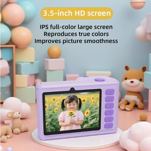 Cámara Infantil 1080p HD, Videocámara Digital para <span class=keywords><strong>Niños</strong></span> con Juegos Integrados, Linda Cámara Mini de 3.5 Pulgadas, Juguete, Regalo para <span class=keywords><strong>Niños</strong></span> y Niñas - Product Image 2