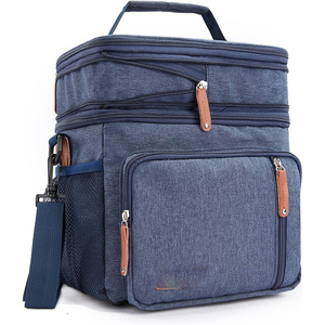 Free Sample Customized Durable <b>Lunch</b> Cooler <b>Bag</b> Cotton Canvas Eco-friendly OEM Portable Shopping <b>Bag</b> Food <b>Thermal</b> - Product Image 1