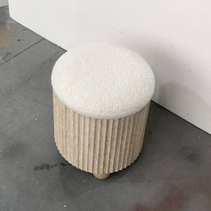 <span class=keywords><strong>Tabouret</strong></span> de rangement <span class=keywords><strong>en</strong></span> travertin, multifonctionnel, rond, <span class=keywords><strong>en</strong></span> tissu, pour salon, chambre à coucher, durable, gain de place, grande capacité, meubles de maison - Product Image 3