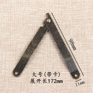 Bisagra de Soporte Grande, Bisagra de Madera de Alcanfor, Bisagra de Palanca, Bisagra de Cierre, Bisagra de Avión, Accesorios para Cajas de Vino - Hierro para Taller o Gimnasio - Product Image 5