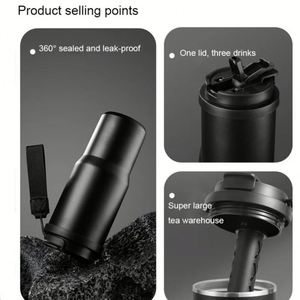 Gobelet isotherme sous vide en acier inoxydable de 25 oz, écologique, 6-12h, anti-fuite, pour café de voyage, cadeau portable - Product Image 3