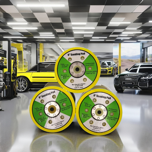 Özelleştirilebilir OEM <span class=keywords><strong>3</strong></span> inç DA kanca döngü Sander Pad plastik destek plakası ekli köpük malzeme araba vücut uygulama parlatma için - Product Image 3