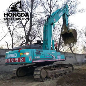 Excavatrice Kobelco Sk460-8 d'occasion, moteur Cummins, boîte de vitesses, pompe, moteur, 46 tonnes, 0-2000 heures, en vente - Product Image 5