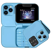 Teléfono Móvil I16 Pro con Tapa Plegable para Dama de 1.77", Dual SIM, MP3, Voz Mágica, Linterna, Marcación Rápida, Celular Tipo Concha para Personas Mayores