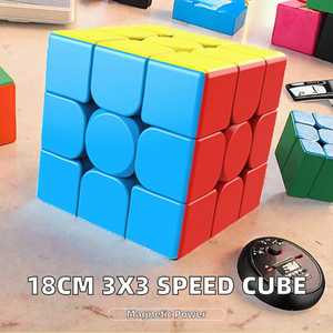 18cm 3x3x3 Largest Speed <b>Cube</b> Big <b>Magic</b> <b>Cube</b> Toy ABS Plastic Magnetic Unisex 18cm 3x3x3 Largest Speed <b>Cube</b> Big <b>Magic</b> <b>Cube</b> Toy AB - Product Image 2