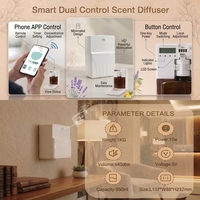 H10 Nouvelles Idées 2026 Appareils de Nettoyage Intelligents Diffuseur de Parfum Huile Essentielle Contrôlé par Application Mural Capacité 950ml