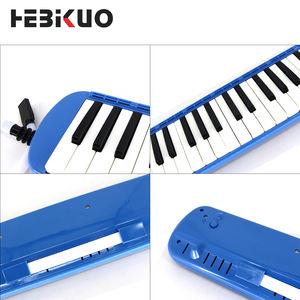 HEBIKUO Jouet mélodica KFQ37-B Instruments de musique <span class=keywords><strong>orgue</strong></span> à bouche avec étui en plastique - Product Image 3