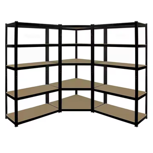 Étagères en métal robustes avec support de rangement en MDF Étagère d'angle de 90cm Étagère de <span class=keywords><strong>garage</strong></span> en fer Étagère d'angle multiple Matériau en acier - Product Image 2