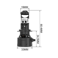 Approvisionnement d'usine 45W LED lentille de projecteur de phare de voiture 6500K