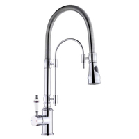 Usine directe style européen Antique Sanity Ware eau monotrou monté sur bureau mitigeur de cuisine robinet d'évier de cuisine