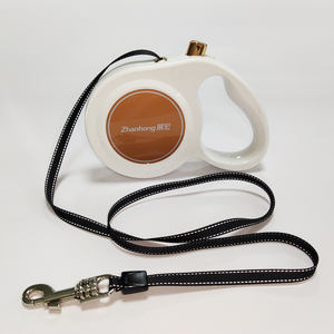 Üretici lüks yüksek kaliteli geri çekilebilir köpek tasma altın dayanıklı taktik tractable köpek kurşun eğitim tasma - Product Image 2