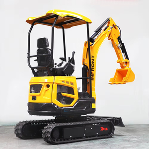 Mini Escavatore INFRONT da 1, <span class=keywords><strong>2</strong></span>, <span class=keywords><strong>3</strong></span> Tonnellate, Piccola Macchina Escavatrice Idraulica Cingolata per Uso in Giardino e Fattoria - Product Image 6