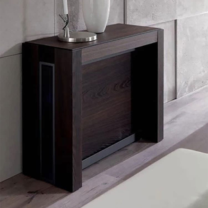 Đồ Nội Thất Bắc Âu Mở rộng Bằng Gỗ Vô Hình Phòng Ăn Bàn Ghế Đặt Hình Chữ Nhật Gấp Tiết Kiệm Không Gian Bàn Ăn - Product Image 1