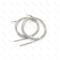 Sonda de Acero Inoxidable Impermeable de Rango de Temperatura Ultrabaja PT100 PT1000 RTD, Sensor de Temperatura para Monitoreo de Cadena de Frío