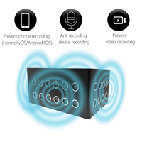 Boîte à mouchoirs anti-interférence pour l'enregistrement sur téléphone portable, dispositif anti-écoute pour bureaux et conférences professionnelles