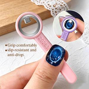 Imán Redondo Portátil para Efecto Anillo de Ojo de Gato en <span class=keywords><strong>Uñas</strong></span>, Herramienta Magnética para Manicura con Gel - Product Image 3