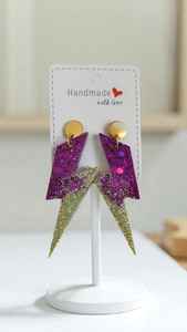 Trendy <b>Resin</b> Earrings Handmade Lightweight Style Ideal For Party Wear Casual Outfits And Fashion Looks Modern <b>Resin</b> Earrings - Product Image 4