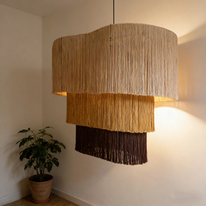 Nouvelle Arrivée <span class=keywords><strong>Rideau</strong></span> de <span class=keywords><strong>Plafond</strong></span> Macramé pour Mariage, Rideaux en Coton de Haute Qualité, Décoration de <span class=keywords><strong>Plafond</strong></span> LED pour Mariage - Product Image 6