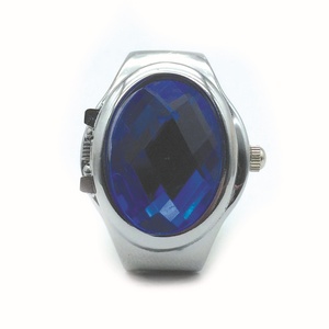 Relojes de Anillo Ajustables de Talla Única, Reloj de Dedo Elástico con Esfera Redonda de Cuarzo y Acero Inoxidable, Mini Reloj para Parejas, Regalo - Product Image 3