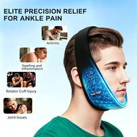 Bingyuan Compresse de glace personnalisée douce et extensible pour visage, mâchoire et menton, pour la récupération des dents de sagesse et après tonsillectomie, utilisable à chaud ou à froid