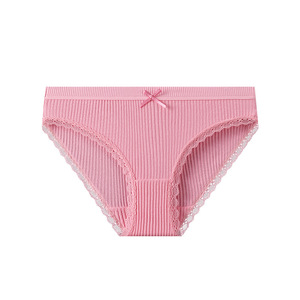 Culottes sexy en dentelle unie à nœud papillon pour femmes, vente en gros transfrontalière pour le marché européen et américain de <span class=keywords><strong>Shein</strong></span> - Product Image 5