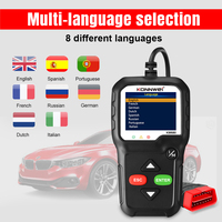 Herramienta de Diagnóstico de Vehículos KONNWEI KW680 de Alta Precisión para Todos los Motores de Gasolina de 12V y Protocolos OBD2