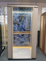 Pièces d'ascenseur de villa en métal modernes sur mesure avec cabine à éclairage LED, ensemble complet pré-assemblé pour résidences haut de gamme