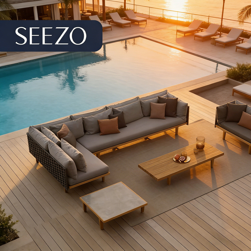 New Arrival Luxury Garden Sofa Set