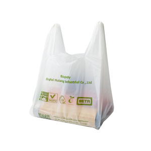 Bolsas de Transporte con Logotipo Personalizado, Bolsa para Camisetas, Bolsa de Compras Biodegradable y Compostable para Supermercado - Product Image 3