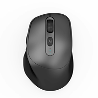 Ratón Inteligente Mini con IA Chat GPT 4000DPT, Modo Dual 2.4+BT, Ratón Inalámbrico Táctil y de Voz, Búsqueda Web con un Clic, Ratón con IA