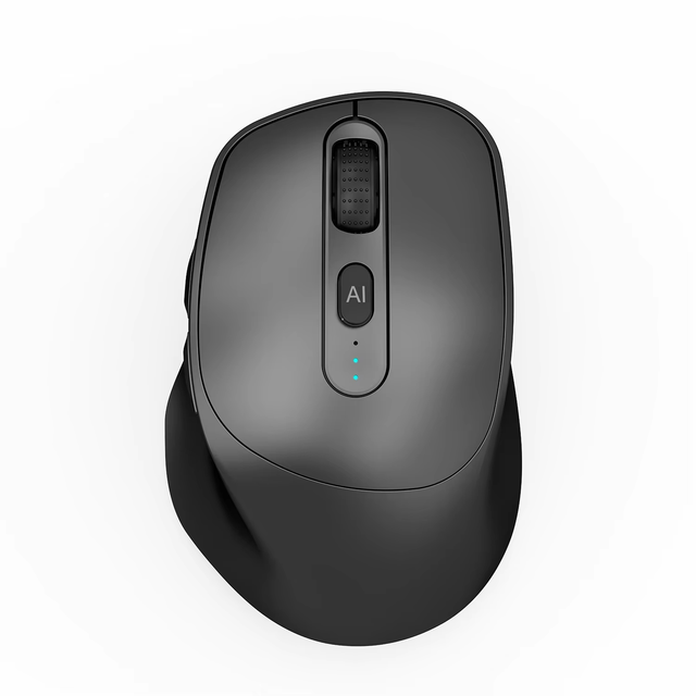 Chat GPT 4000DPT Smart Mini AI Mouse Dual-Mode 2.4+BT Wireless Touchvoice Mouse One-click Web Search AI Mouse